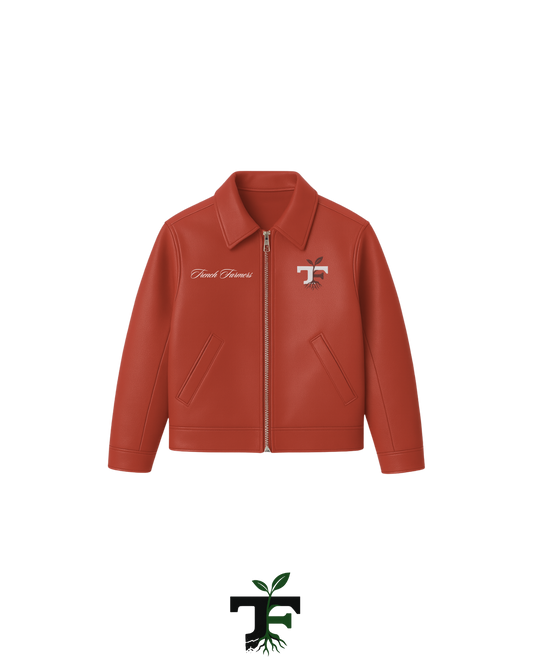 Leather Blouson Jacket